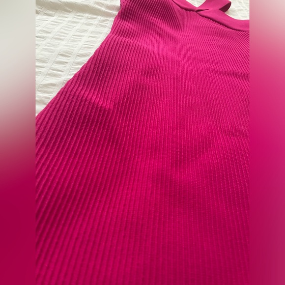 Aritzia Babaton Cross Neck Halter Contour Bandage Mini Dress - Picture 3 of 4